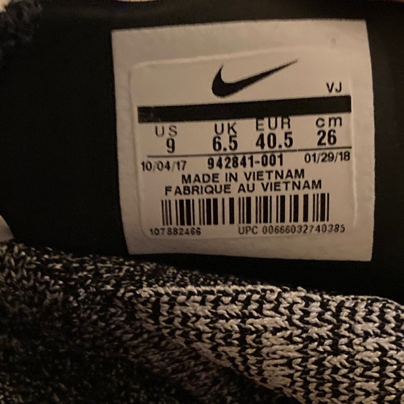 Nike Free Knit Single Strap Velcro closure Women's Size 9 - Picture 2 of 3